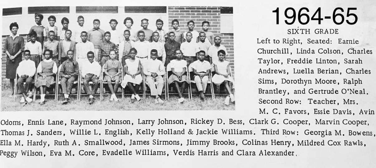 The sixth grade students of 1965