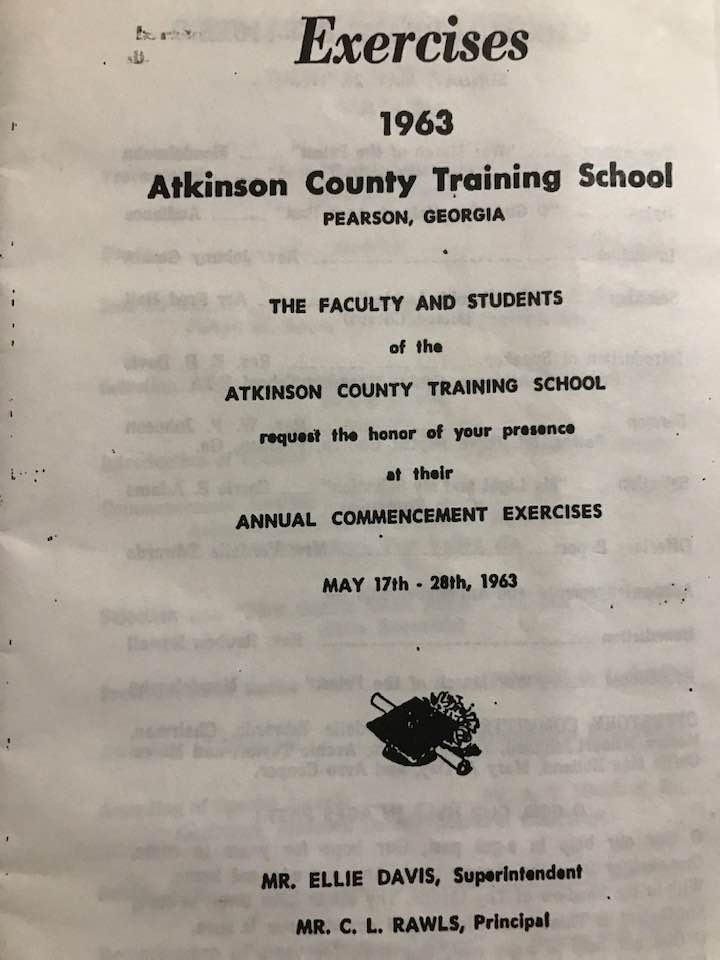 a paper introducing the commencement exercies in 1963