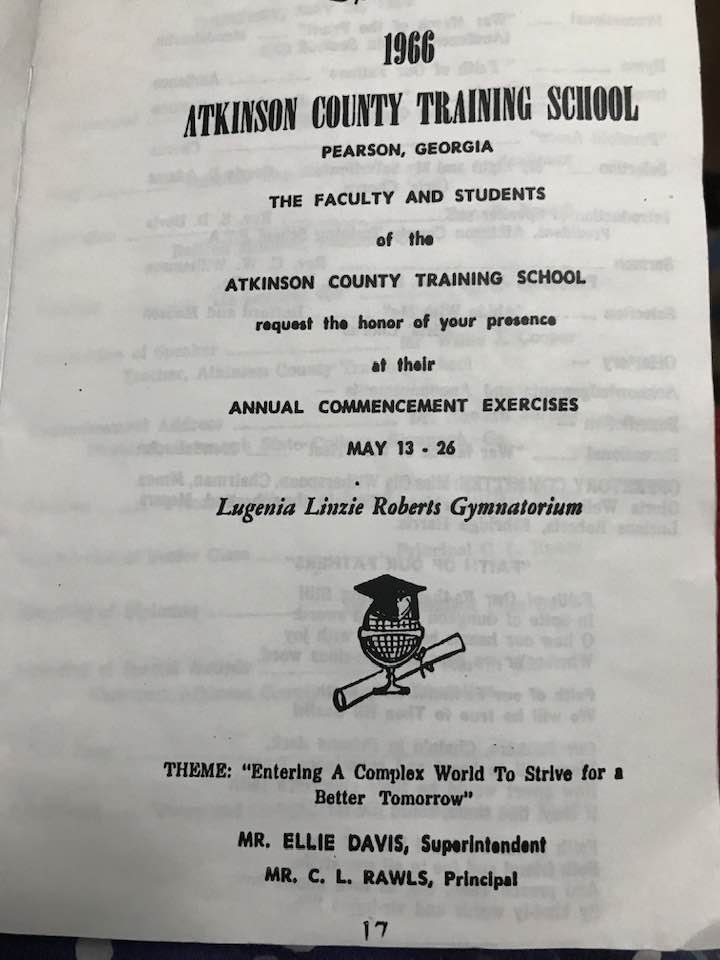 a paper introducing the commencement exercies in 1963