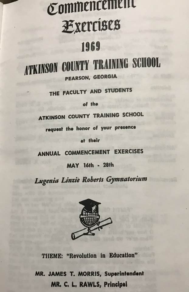 a paper introducing the commencement event for the school in 1955