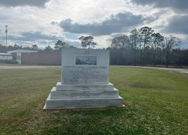 The Atkinson County Training School monument